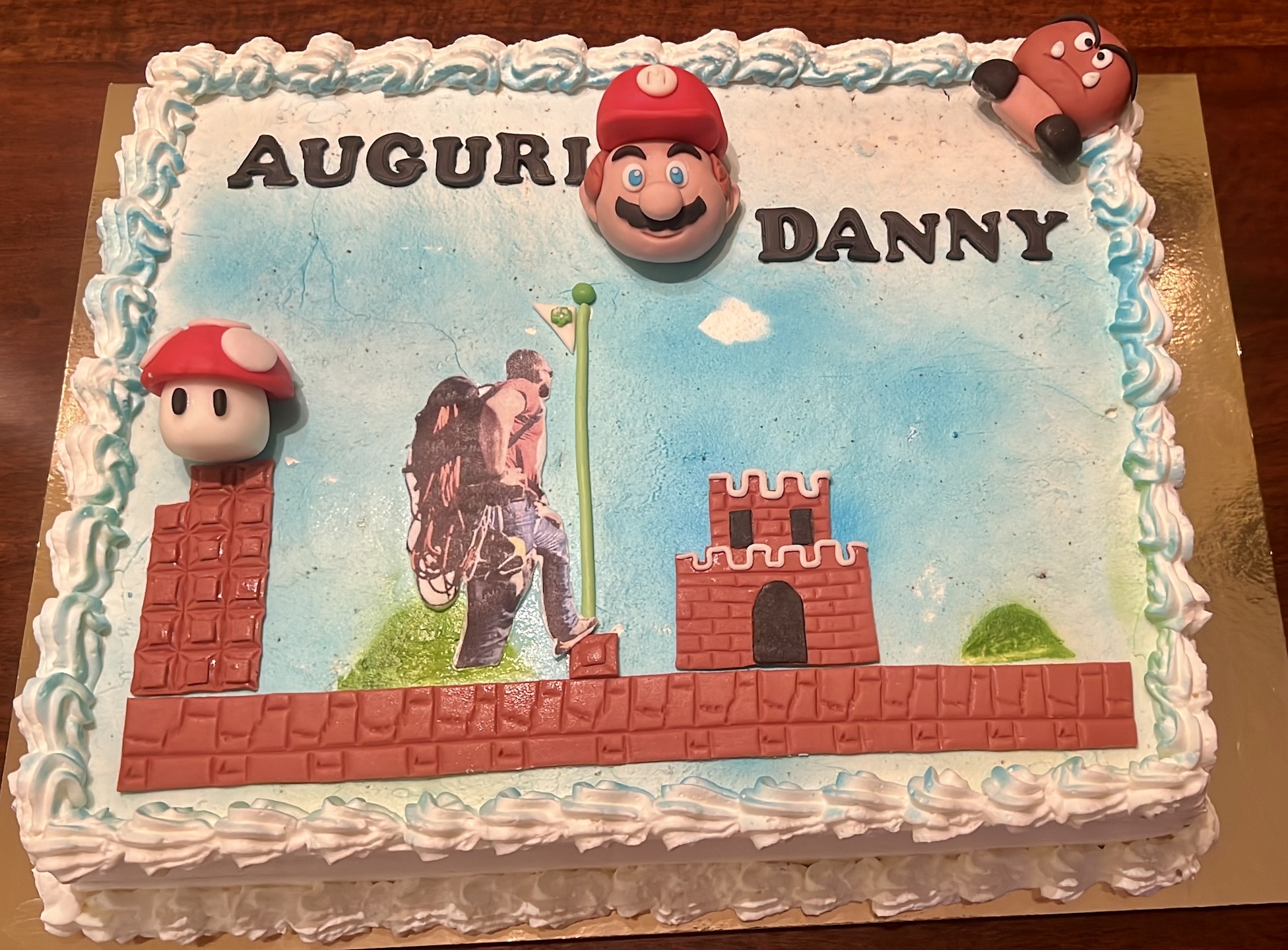 Torta Cialda Super Mario Danny