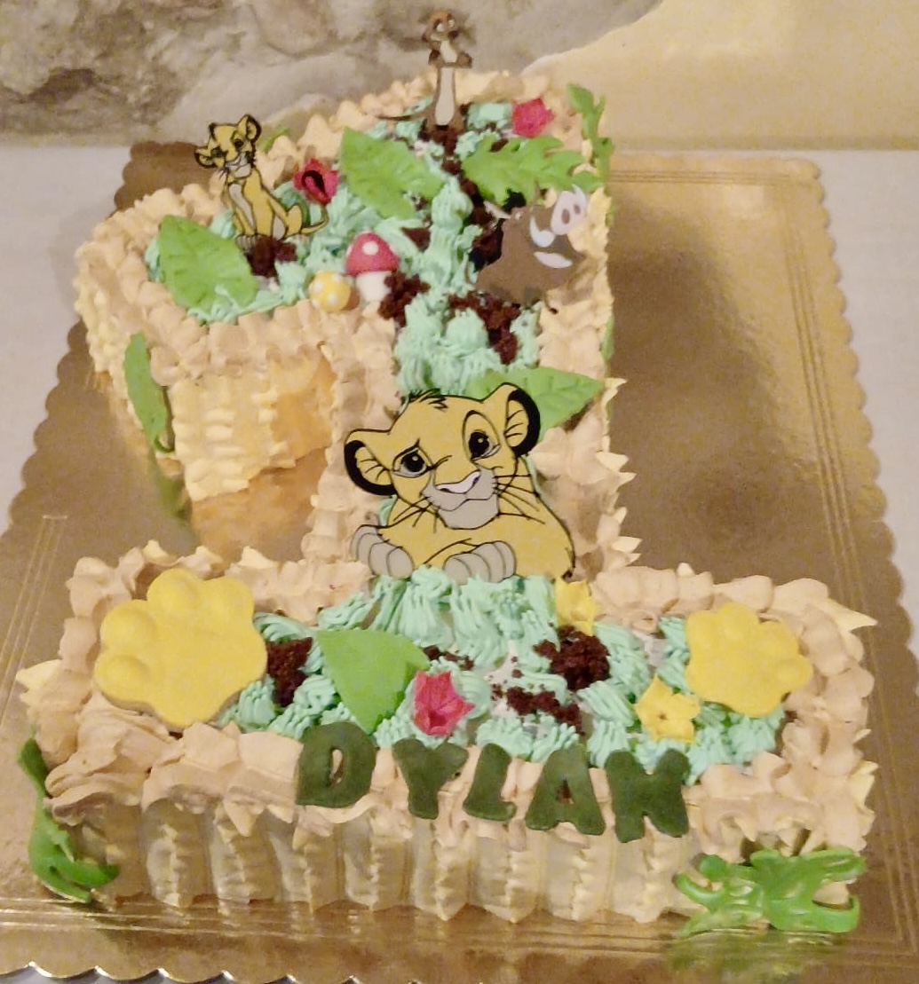 Torta Numero 1 Re Leone Simba Dylan