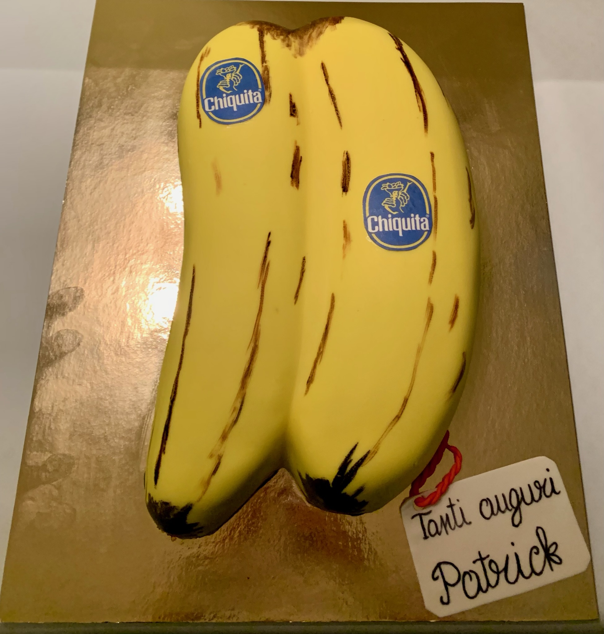 Torta Sagomata Banane Gialle Chiquita Patrick
