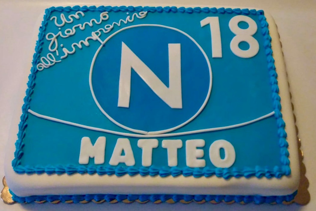 Torta Ssc Napoli 18 Anni Matteo