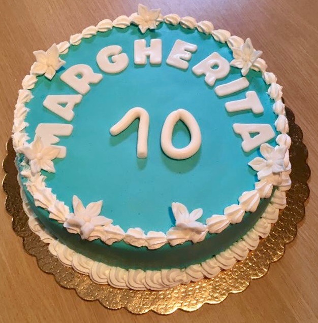 Torta Azzurra Tiffany Margherita 70